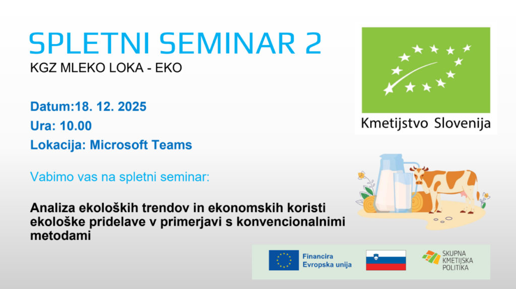 Vabilo na spletni seminar - Ekološka pridelava